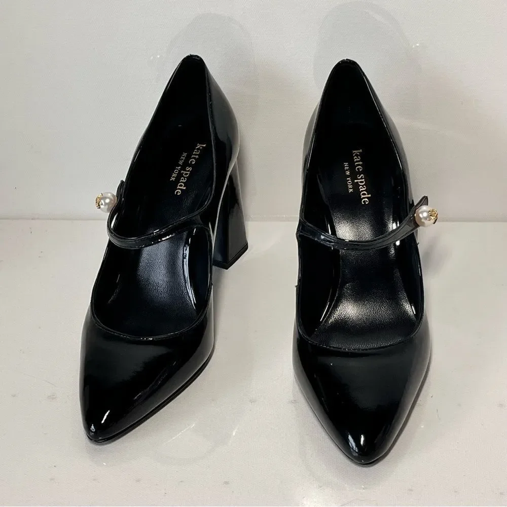 kate spade new york Maren Patent Leather Mary Jane Pumps - Picture 3 of 7